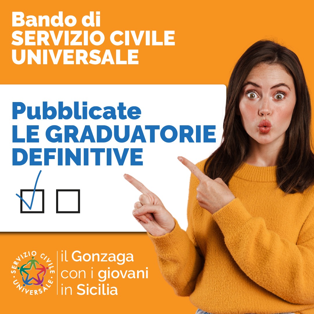 Pubblicate le graduatorie definitive del Servizio Civile Universale 2023