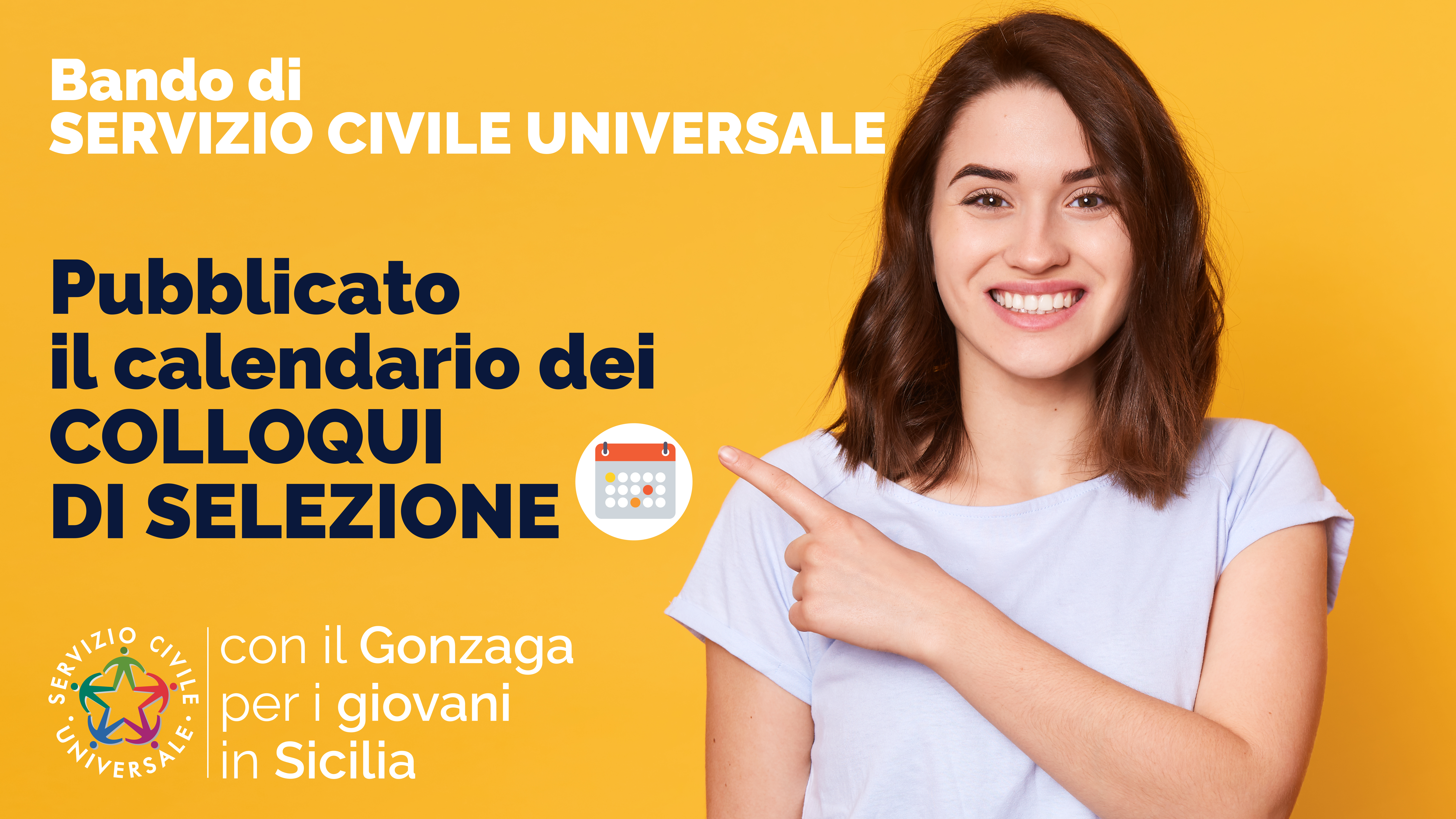 Servizio Civile Universale: pubblicati i calendari dei colloqui di selezione