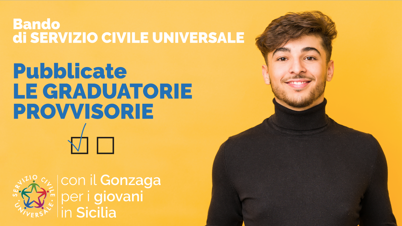 Servizio Civile Universale: pubblicate le graduatorie provvisorie