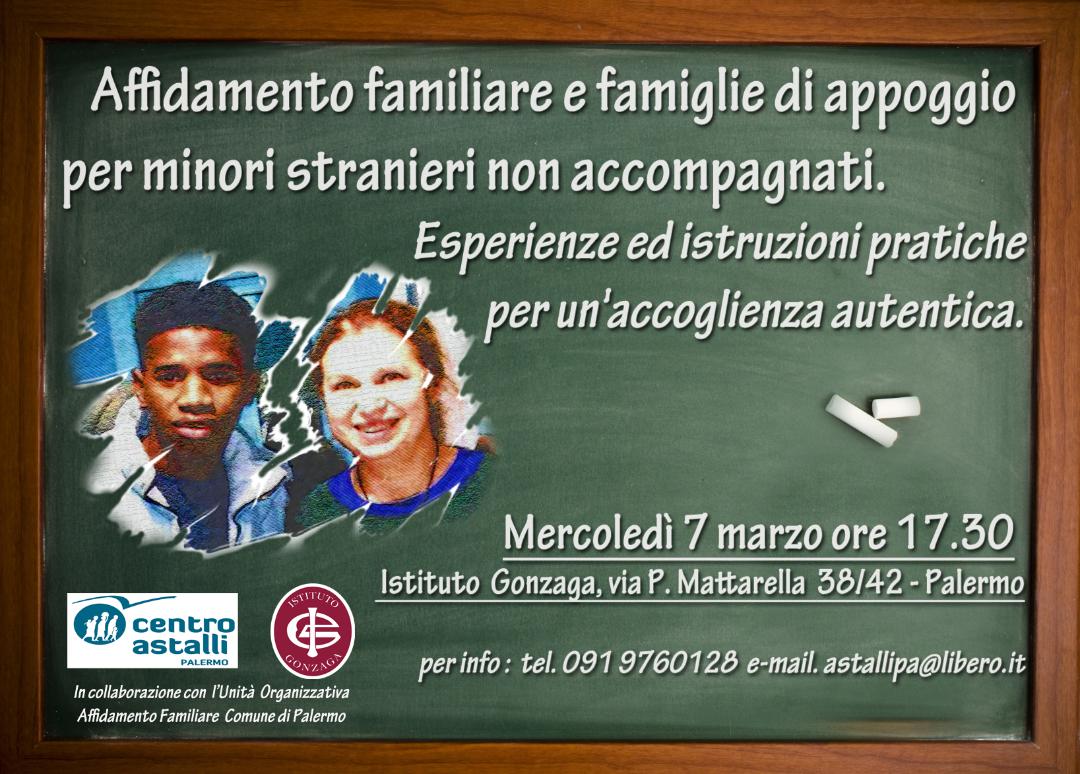 “Affidamento Familiare e Famiglie di Appoggio per Minori Stranieri Non Accompagnati”